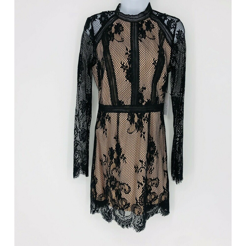 Ryse The Label Lace Overlay Party Dress New with tags Size Small Cocktail Short
